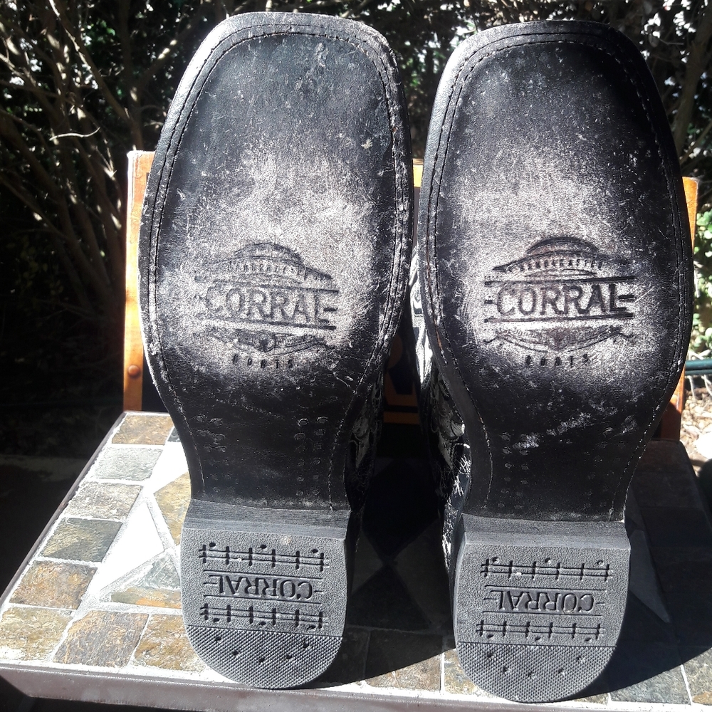 Genuine Python / Leather Handcrafted Western Boot… - image 4